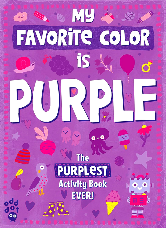 My Favorite Color Activity Book: Purple