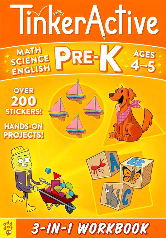 Tinkeractive Pre-K 3-In-1 Workbook