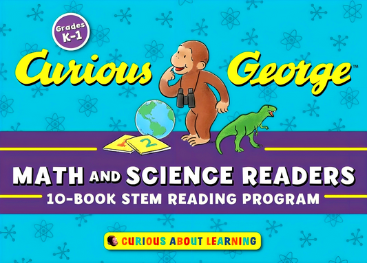 Curious George Math & Science Readers: 10-Book STEM Reading Program