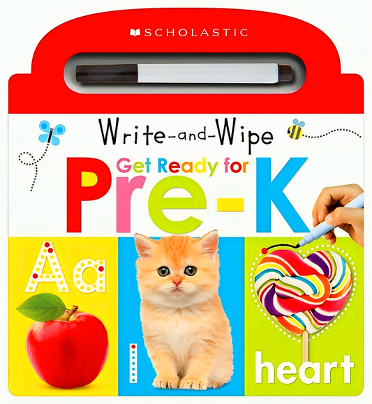 Write And Wipe Get Ready For Pre-K: Scholastic Early Learners