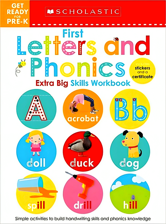 First Letters And Phonics Get Ready For Pre-K Workbook