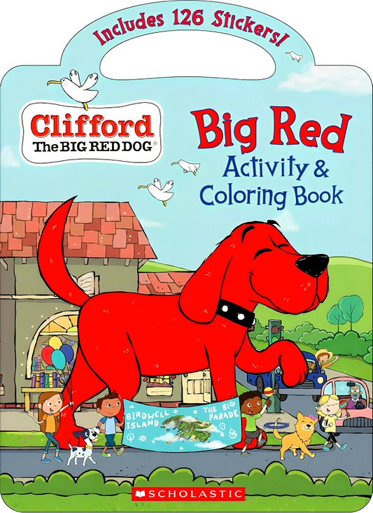 Big Red Activity & Coloring Book (Clifford The Big Red Dog)