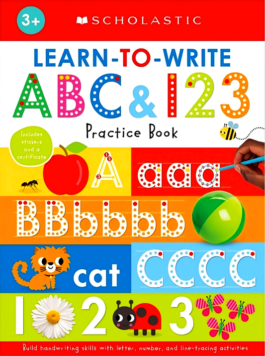 Learn To Write ABC & 123: Scholastic Early Learners (Workbook)