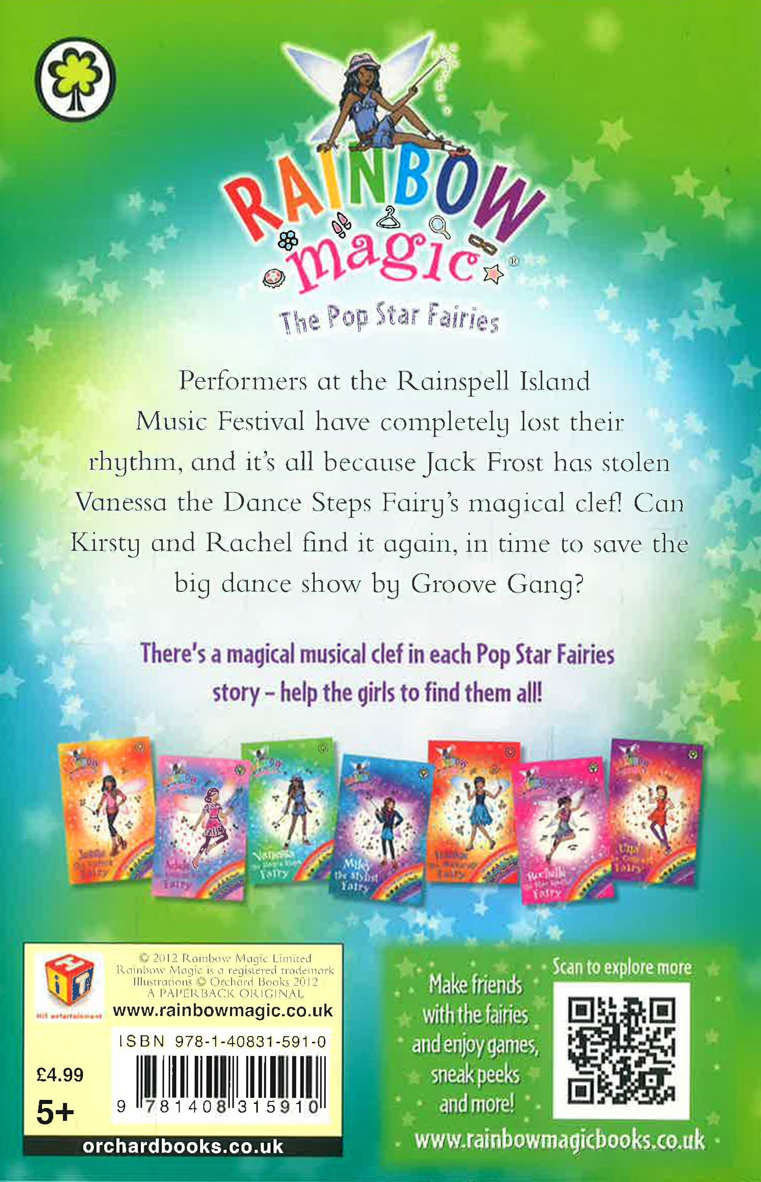 Rainbow Magic Pop Star Fairies: Vanessa The Dance Steps Fairy – BookXcess