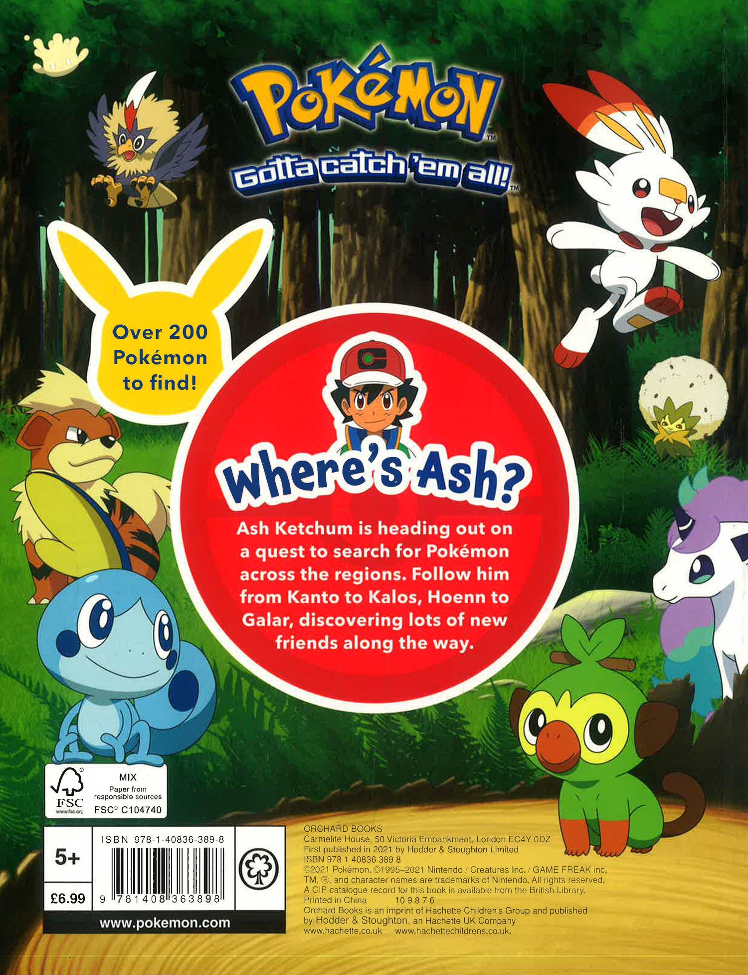 Pokémon: Where's Ash?: A Search and Find by Pokémon