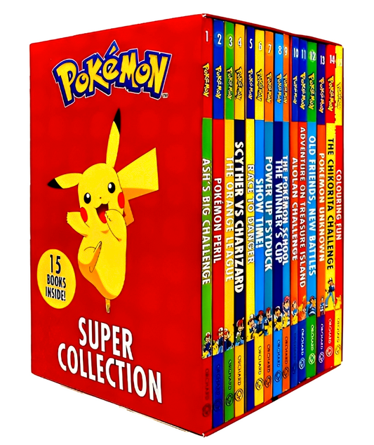 Pokemon Super Collection (15 Books Set)