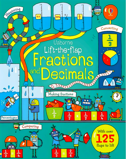 Usborne Lift-The Flap Fractions & Decimals