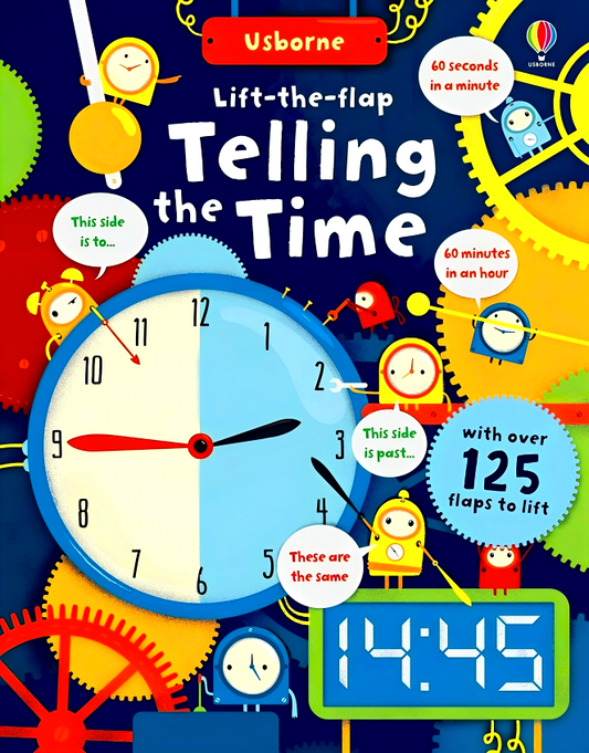 Usborne Lift-The Flap Telling The Time