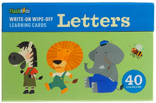 Write-On Wipe-Off Learning Cards: Letters