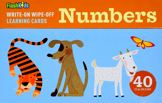 Write-On Wipe-Off Learning Cards: Numbers