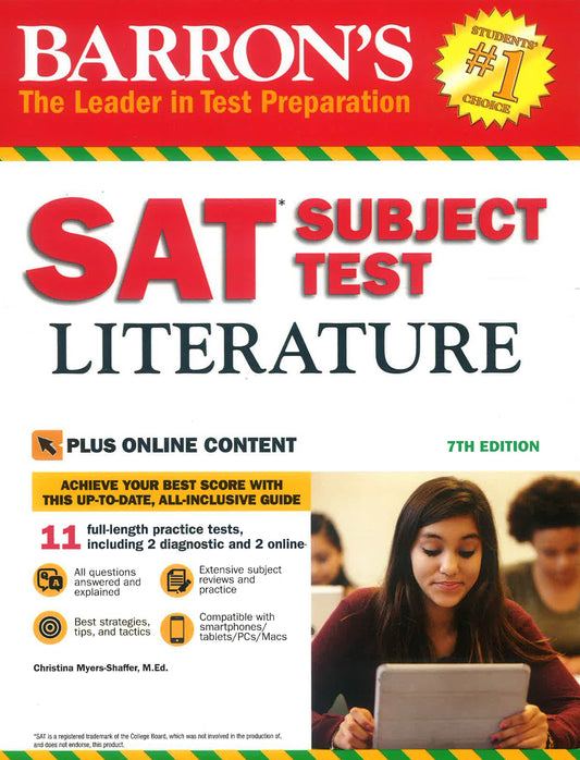 SAT Subject Test Literature with Online Tests