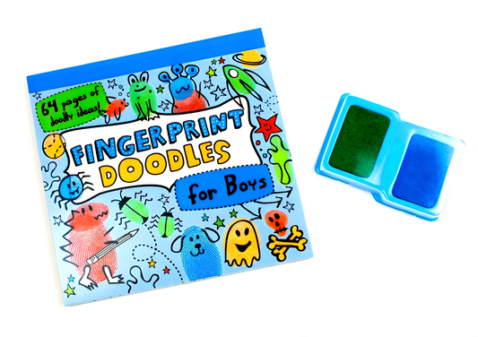 Fingerprint Doodles For Boys (Kids Boxes)