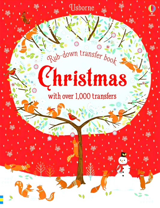 Usborne Rub Down Christmas Transfers