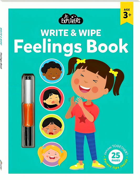 Junior Explorers Write And Wipe: Feelings Book