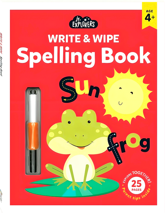 Junior Explorers Write And Wipe: Spelling Book