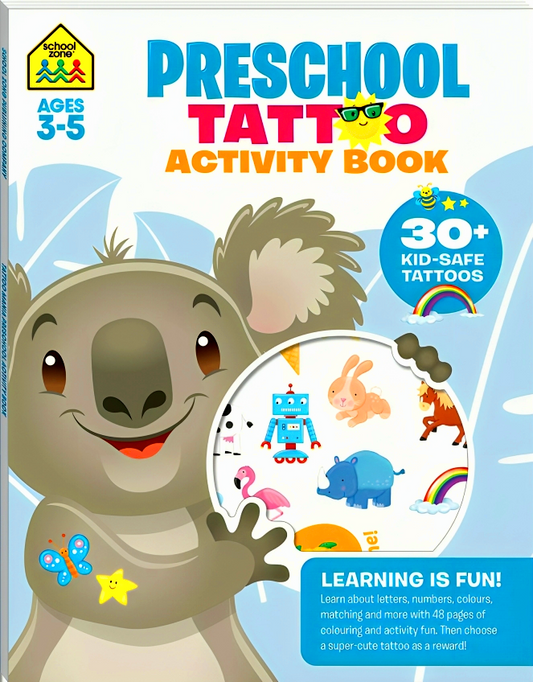 Preschool Tattoo Activity Book