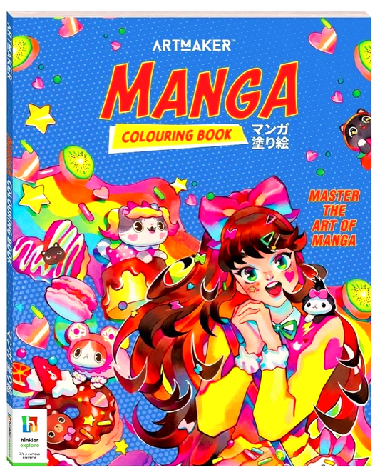 Artmaker Manga Colouring Book