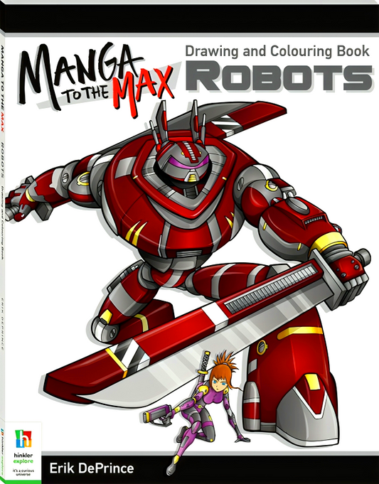 Manga To The Max Robots Drawing And Colouring