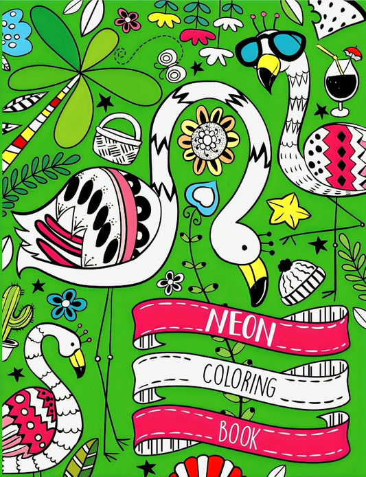 Neon Coloring Book