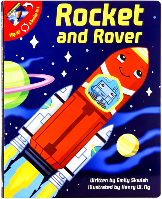 Rocket And Rover And All About Rockets 2-In-1 Board Book