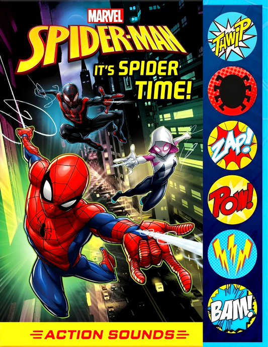 Marvel Spider-Man: It's Spider Time! Action Sounds Sound Book