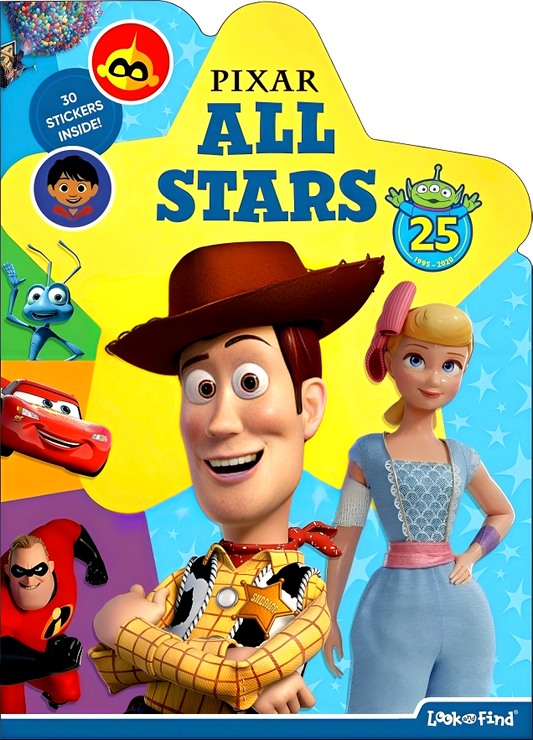 Pixar 25th Anniversary All Stars Look And Find