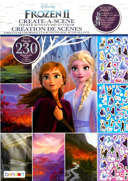 Disney Frozen II: Create-A-Scene Sticker Activity Pad