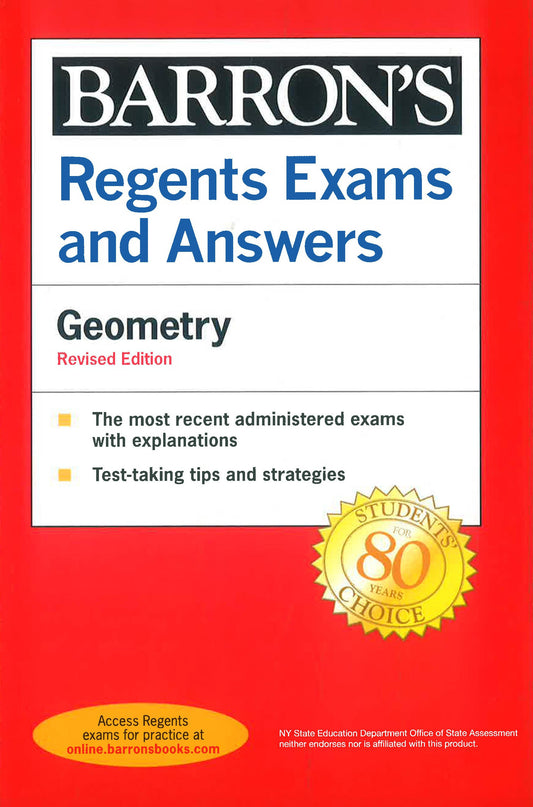 Regents Exams And Answers Geometry Revised Edition