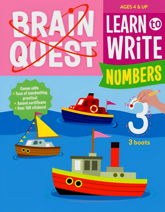 Brain Quest Learn To Write: Numbers