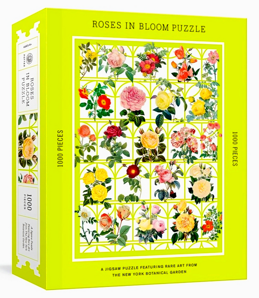 Roses In Bloom Puzzle: A 1000-Piece Jigsaw Puzzle