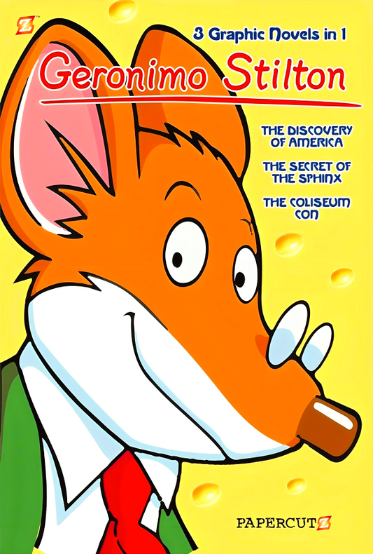 Geronimo Stilton 3 In 1 (The Discovery Of America/The Secret Of The Sphinx/The Coliseum Con)