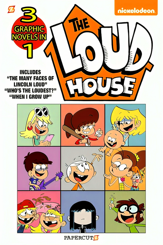 The Loud House 3-in-1 Vol. 4: The Many Faces of Lincoln Loud, Who's the Loudest? and The Case of the Stolen Drawers