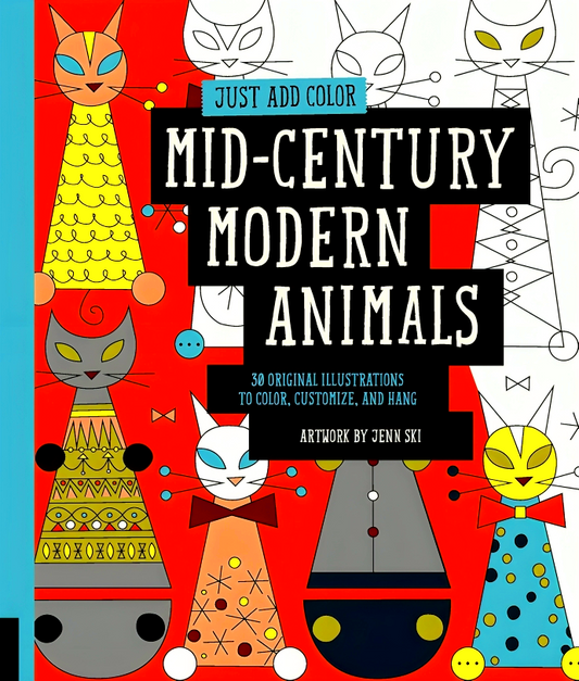 Just Add Color: Mid-Century Modern Animals