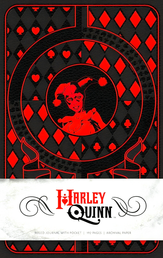 Harley Quinn Hardcover Ruled Journal