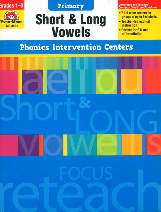 Short and Long Vowels, Grades 1-3