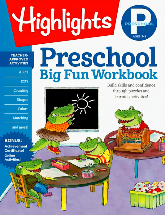 Highlights  Summer Big Fun Workbook Bridging Grades P & K