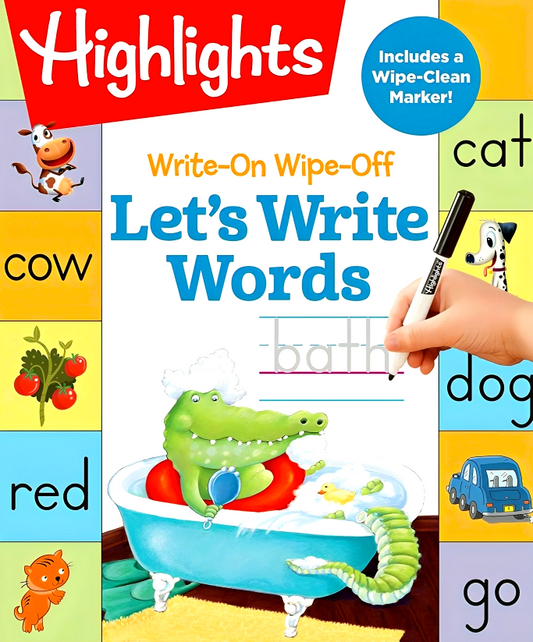 Highlights Write-On Wipe-Off Let'S Write Words