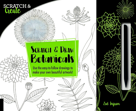 Scratch & Create: Scratch and Draw Botanicals: