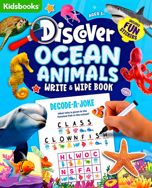 Discover Ocean Animals Write & Wipe