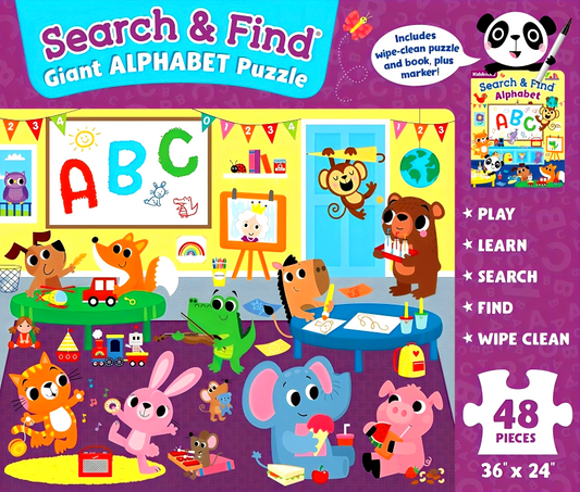 Search & Find Giant Alphabet 48 Piece Puzzle