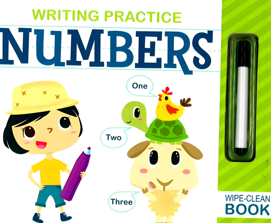 [Donation Campaign] Writing Practice: Numbers Wipe - Clean Book