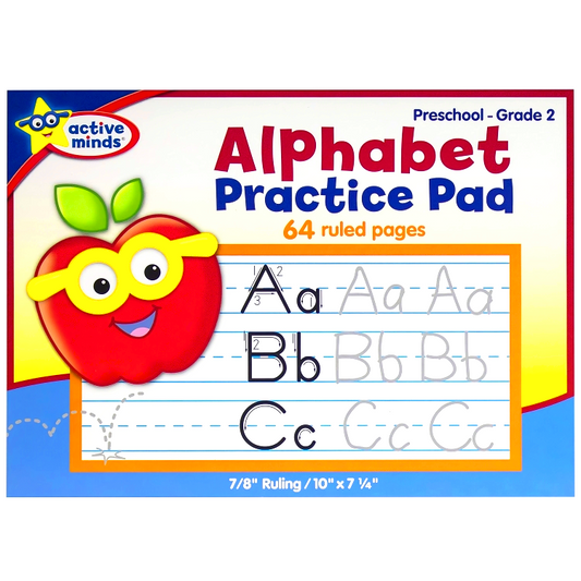 Active Minds Alphabet Practice Pad