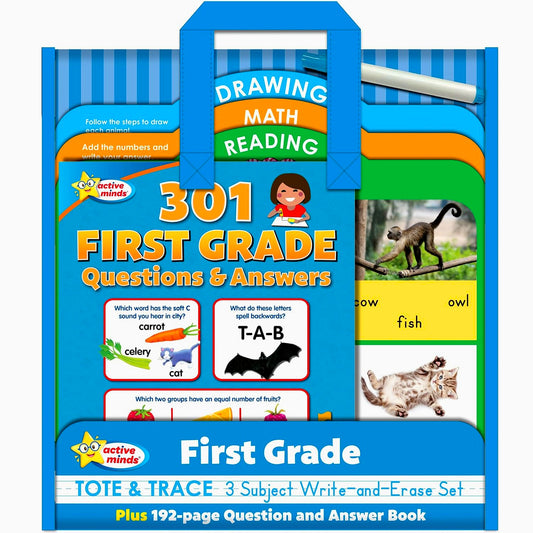 Active Minds First Grade Tote And Trace