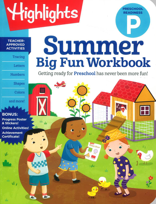 Highlights  Summer Big Fun Workbook Preschool Readiness