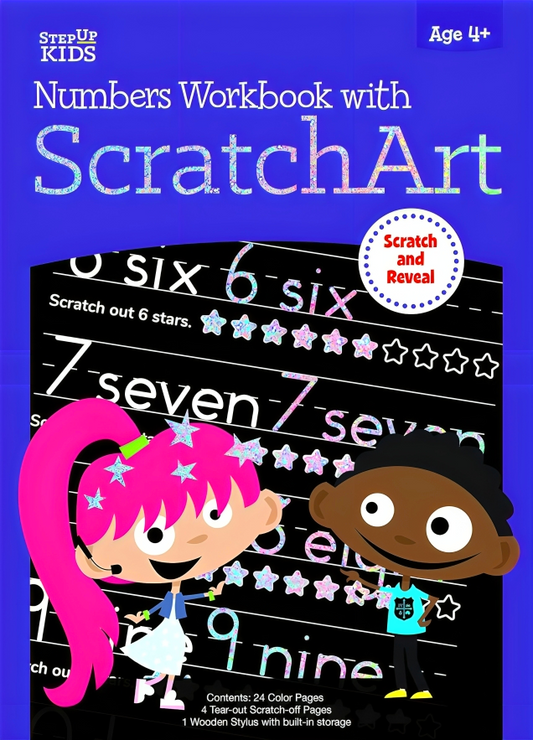 Scratch Art Numbers Workbook