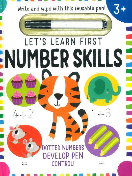 Let's Learn: First Number Skills (Write And Wipe)