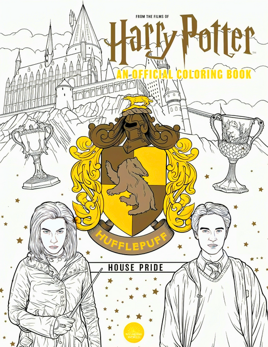 Harry Potter: Hufflepuff House Pride: The Official Coloring Book