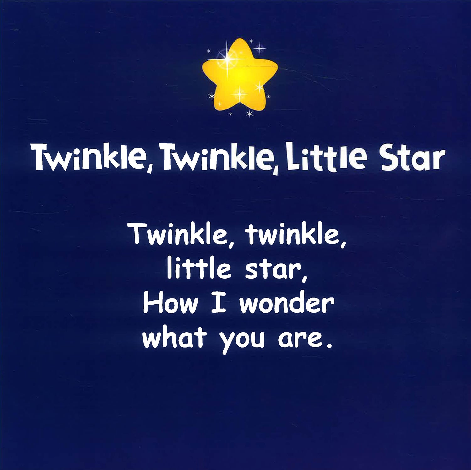 Twinkle Twinkle Little Star/Itsy Bitsy Spider: A Flip-Over Book