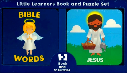 Little Learners Book & Puzzles Bible Words