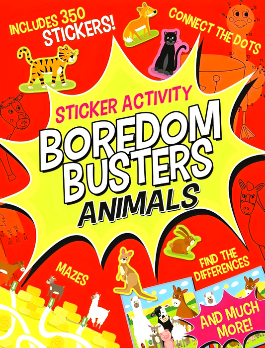 Boredom Busters: Animals Sticker Activity